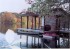 Boat Dock with canoe, kayak and paddle boat