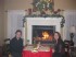 Romance by the fireplace